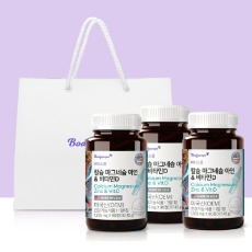 [쇼핑백증정]칼슘 마그네슘 아연 비타민D x 3개